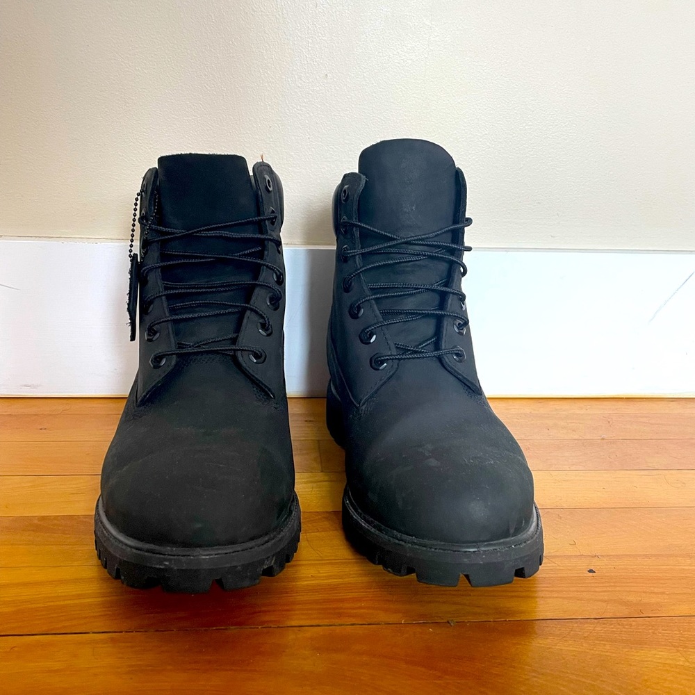 Men’s Black Timberlands Size 12